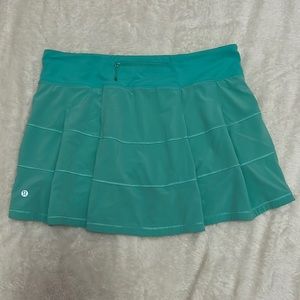 Lululemon Pace Rival Skirt Eucalyptus